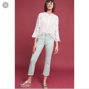 Pilcro and the Letterpress Mint Cropped Jeans